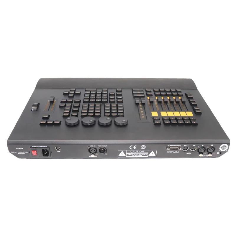 Free shipping MA Fader command wing stage effect lighting console with original logo pack by flight case for dj disco controller