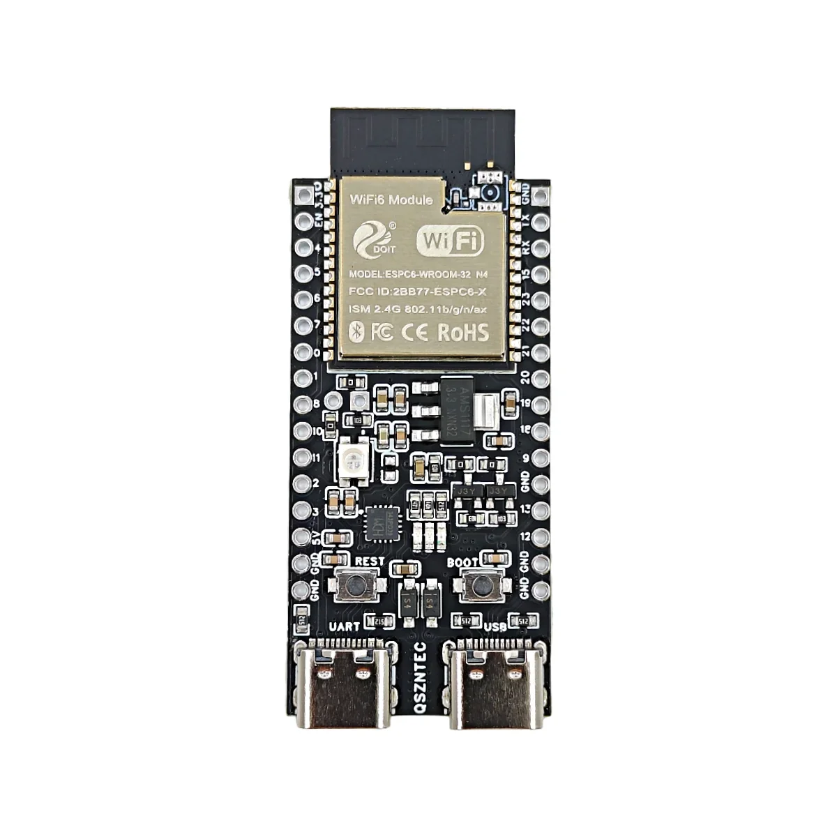 ESP32-C6 N4 Core Board ESP32-C6-DevKitC-1 4MB Flash WIFI6 BLE Zigbee Consumption Compatible ESP32-WROOM Series Module