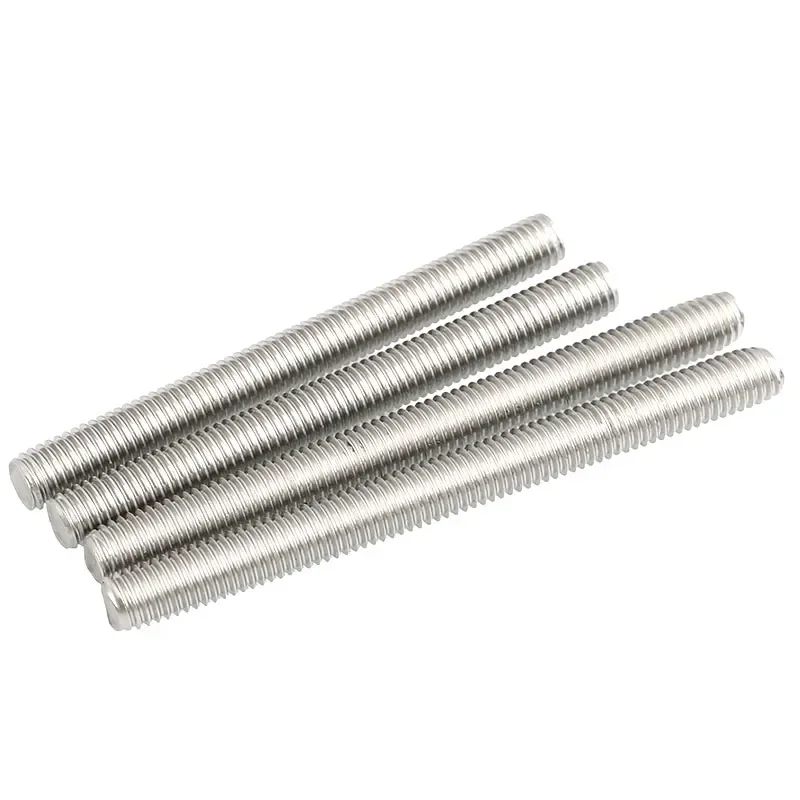 5pc DIN975 M6 M8 Threaded Rod Full-Thread Bar 304 Stainless Steel Fasteners Silver L=25-90mm  30mm 40mm 50mm 60mm 70mm 80mm 90mm