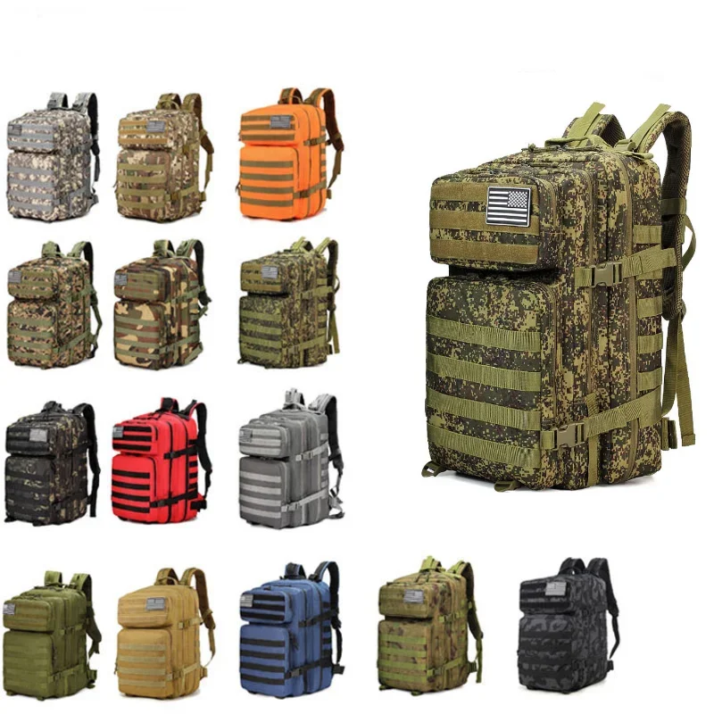 

Outdoor Camouflage Backpack Multi-functional Large Capacity Men's Mountaineering Sports Travel Camping Tactical Backpack