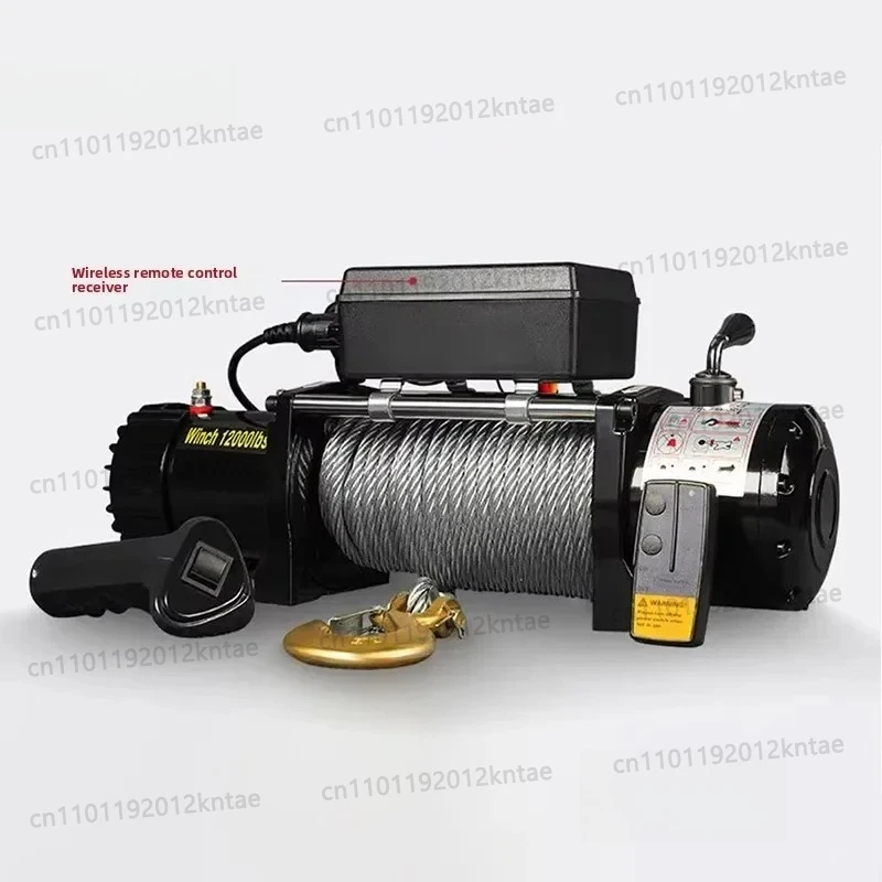 Electric Winches 12V24V Off-road Vehicle Self-rescue Car Winch Electric Hoist Vehicle-mounted Small Commercial Crane Winches