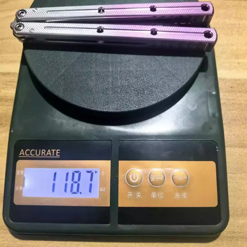 TITUS Kraken Sea Monster V3 Reblade Tanto с боковым слотом, полые 7075, алюминиевые втулки ручки каналов, карманный нож для инструментов EDC