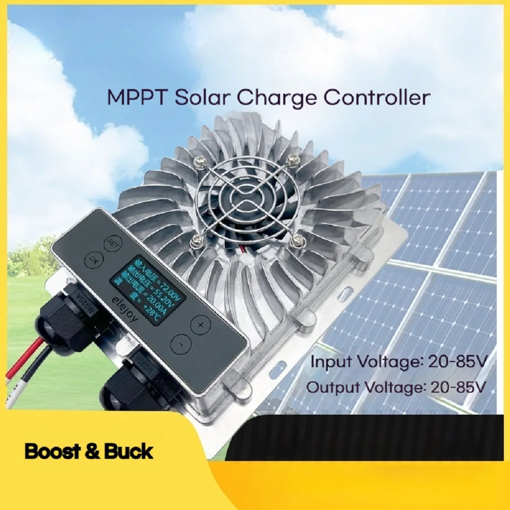 The EMX20A universal photovoltaic charger with a buck-boost MPPT solar charging controller has a power of 1200W