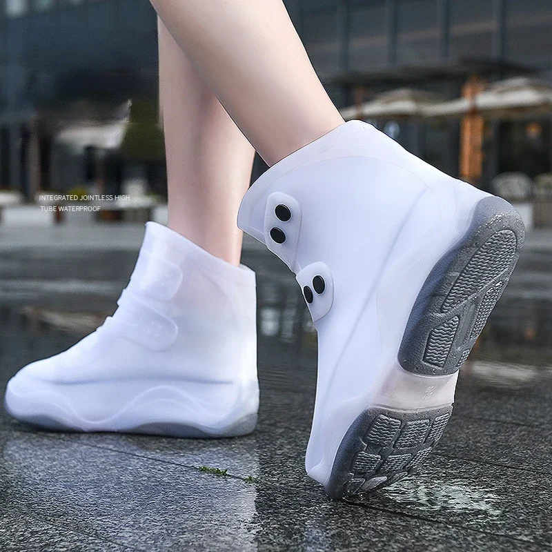 Rain Boots Rubber Boots for Women 2023 Autumn New Anti Slip Women Waterproof Shoe Cover Thickened Durable Rain Shoe Women Shoes