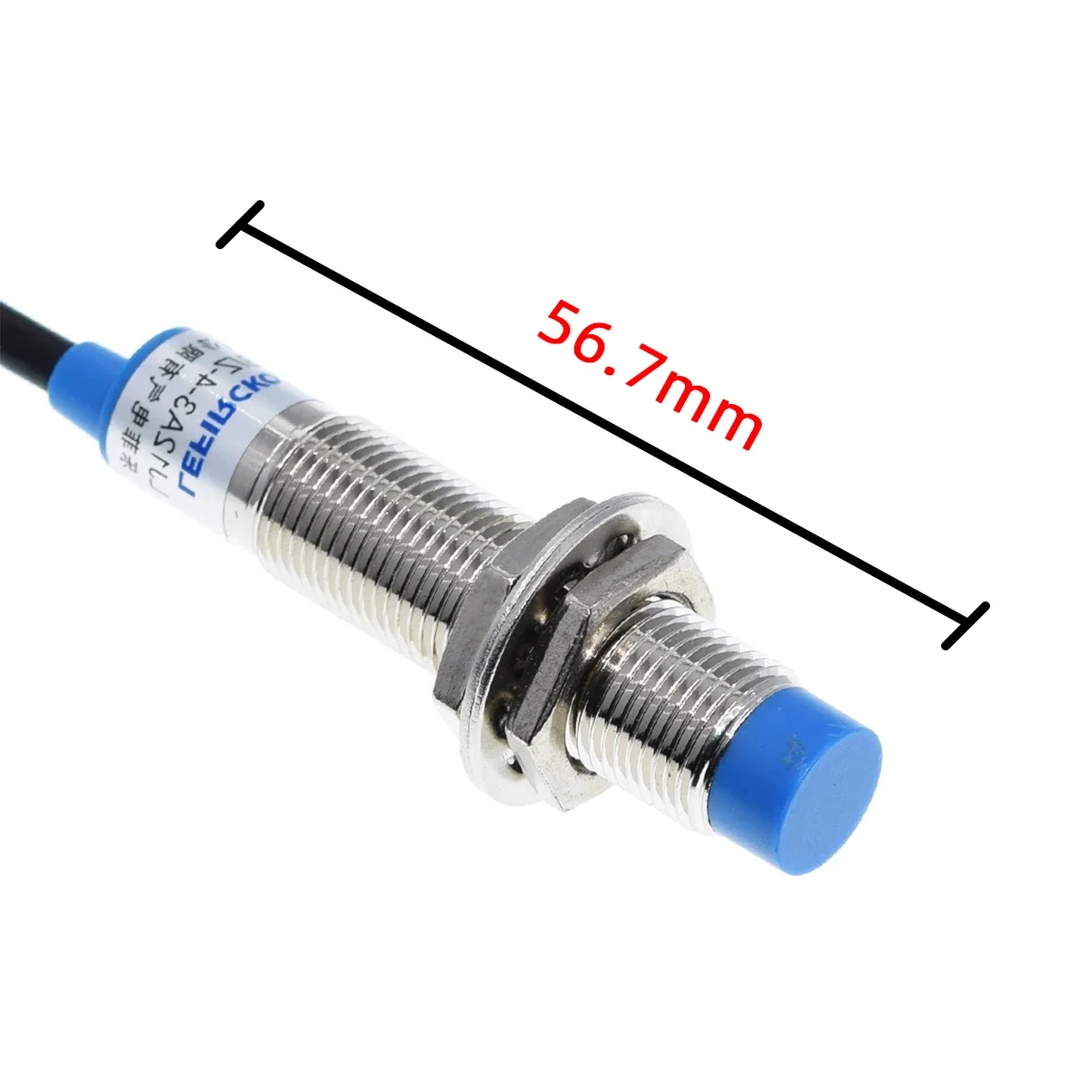 2Pcs LJ12A3-4-Z/BX Inductive Proximity Sensor, NPN NO 3-wire 6-36VDC Metal Detection Switch