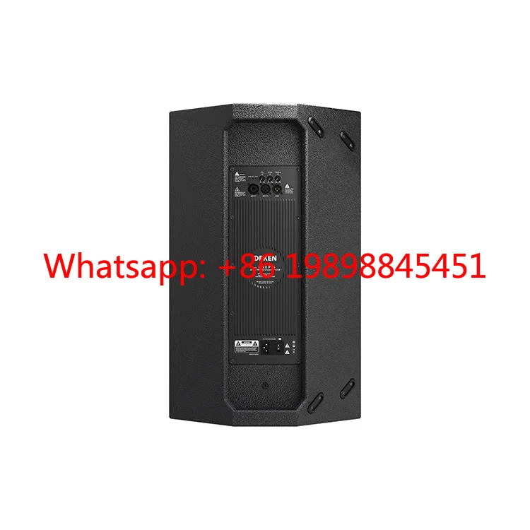 Caixa de Som Ativa DEKEN FLEX P15 de 15 Polegadas, 300W, Sistema de Áudio Profissional de Alcance Total para Conferências e Palcos