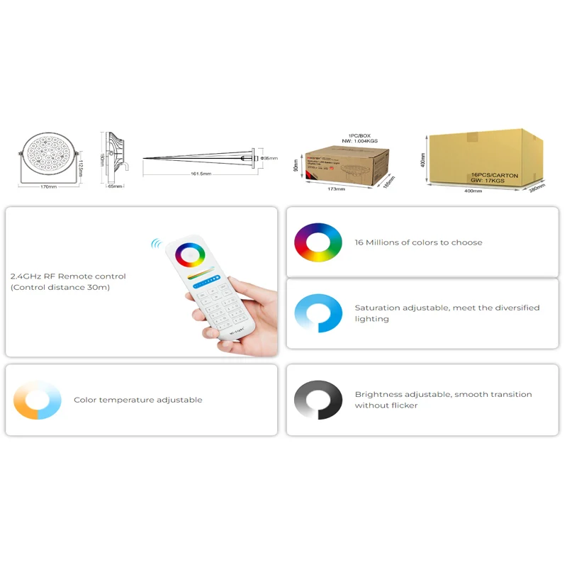 Imagem -02 - Luzes de Jardim Led Inteligentes Lâmpada de Gramado ao ar Livre Ip66 à Prova Dágua Can Zigbee 3.0 Gateway Voz rf Controle Tuya Rgb Mais Cct 25w 220v ac 110v