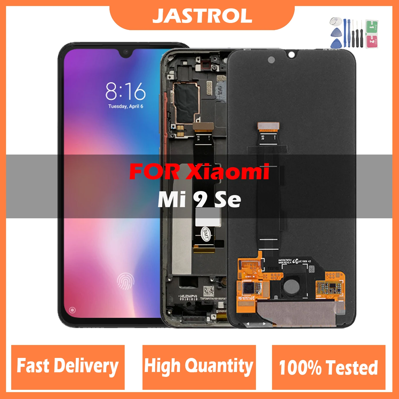 

100% Tested LCD For Xiaomi Mi 9 SE Lcd Display Touch Screen Digitizer Assembly Replacement For Xiaomi Mi 9SE Mi9 SE M1903F2G Lcd