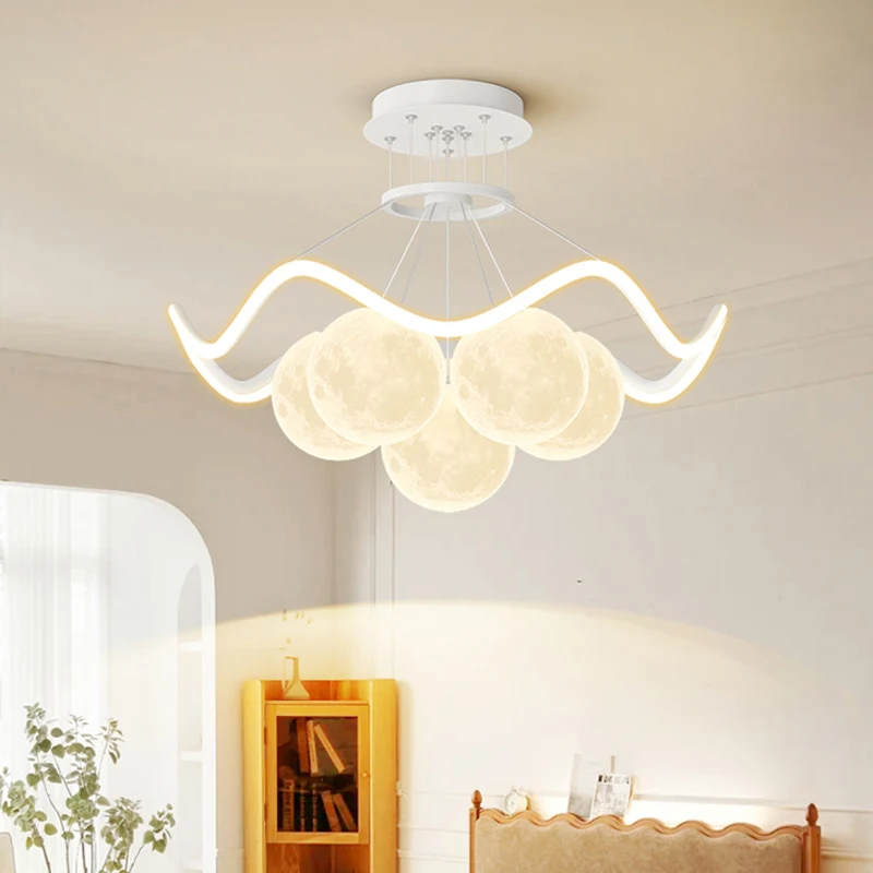 현대적인 LED 펜던트 조명, 로맨틱한 버블 샹들리에, 거실, 다이닝룸, 침실용, 디밍 가능한 조명, 홈 데코, 럭셔리 조명기구