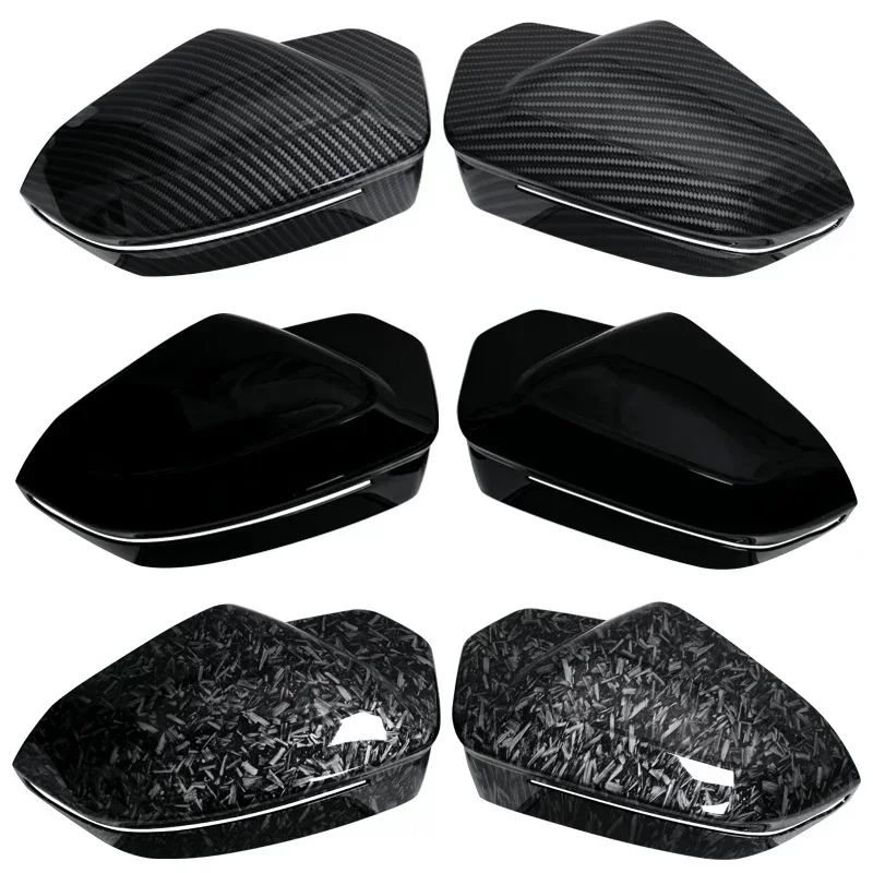 M look substituição tampas de cobertura de espelho lateral preto brilhante para bmw 5 7 i5 i7 série g60 g61 g68 g70 g90 volante à esquerda 2023-up