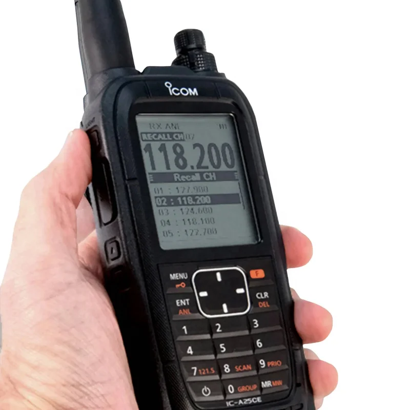 Icom Original HT Инкорпорационная рация IC-A25N воздушная рация с GPS Bluetooth VOR IC-A25 IC-A25CE