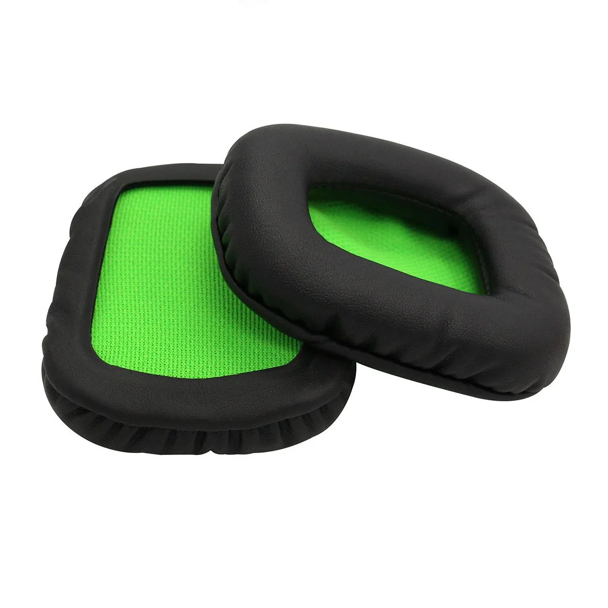 Substituição macio espuma earpads almofadas de ouvido capa almofada copos muffs verde bandana para razer chimaera electra v2 7.1 usb headsets