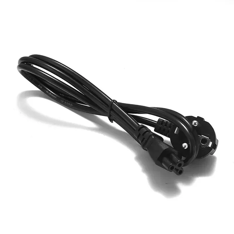 Euro Plug IEC320 C5 Power Extension Cord 1.2/1.5/1.8m EU Notebook Power Supply Cable For HP Dell Lenovo Acer HP Laptop Adapter