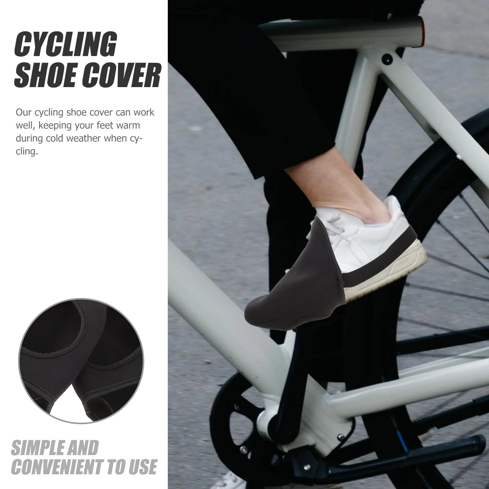 

Toe Warm Cover Overshoes Cycling Bicycle Waterproof Covers for Men Protection Accessories Winter