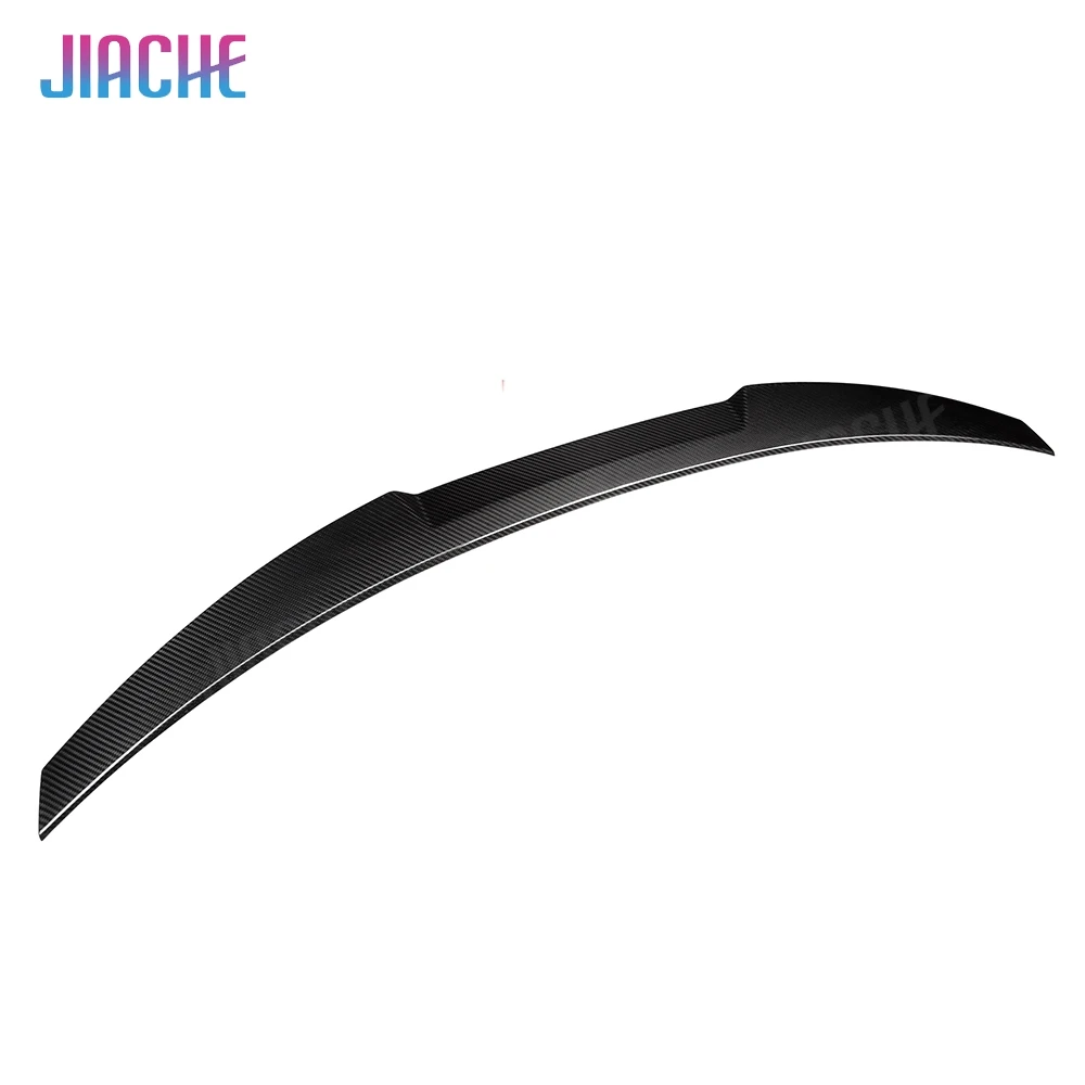 

Carbon fiber Rear Boot Spoiler Wings For Infiniti Q50 Q50S 2014-2020 Rear Trunk Trim Sticker Deck Spoiler Car Style