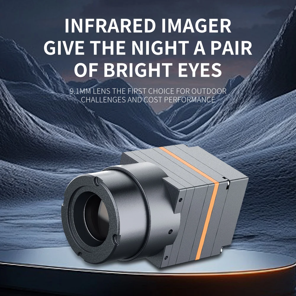 VOx Uncooled 640x512 LWIR Thermal Camera,Industry Infrared Thermal Imager,USB Output,For UAV, Security & Outdoor Monitoring
