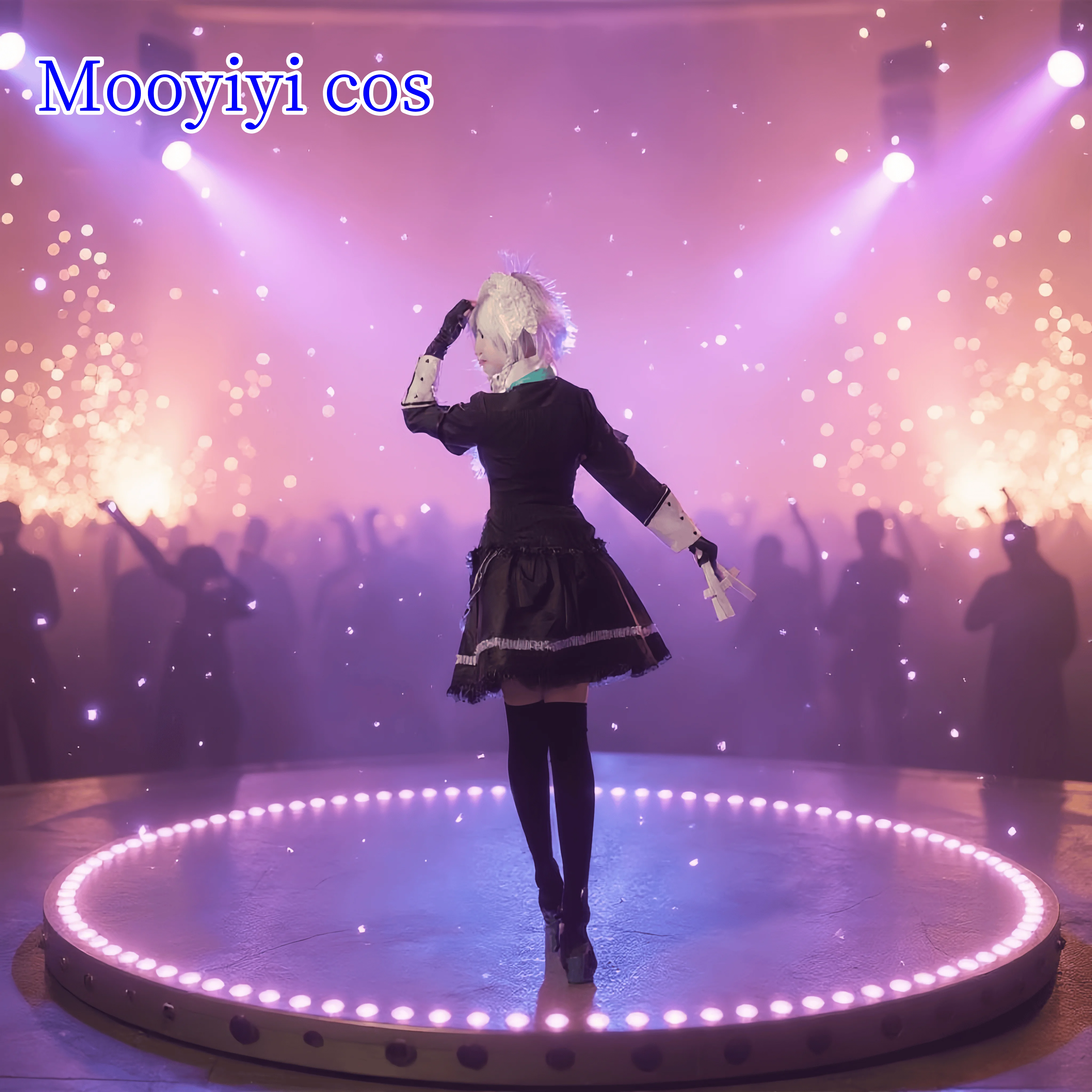 Newly Izayoi Sakuya Cosplay costume Halloween Christmas Role Playing Party Comic  Cute Lolita Dress Touhou Project Full Have Wig