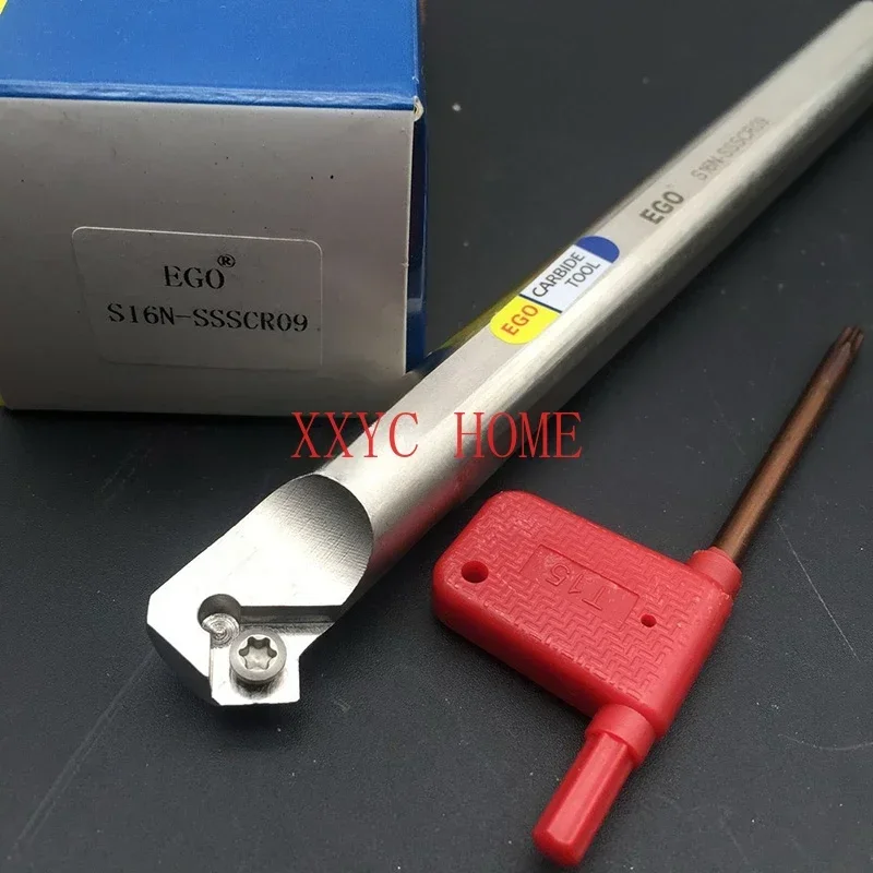 

Anti-vibration Steel Bar Boring Head S12M-SSSCR09 S16N-SSSCR09 S20Q-SSSCR09 S25R Tool Holder Metal Lathe Cutter Accessories