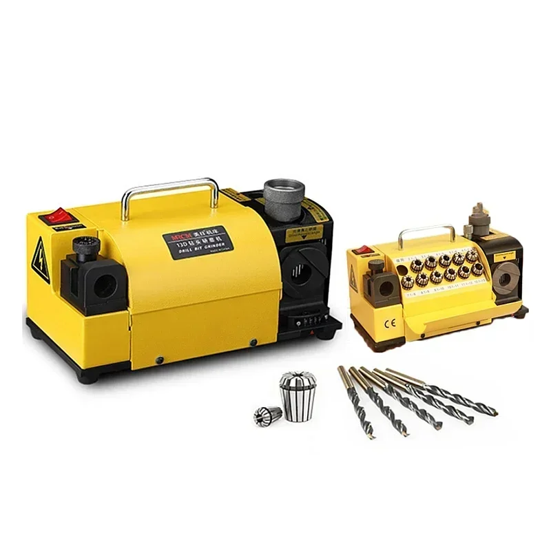 Drill and End Mill Grinder MR-13 Grinding Machine 3~13mm Drill Bits Sharpener Grinder+1pcs Grinder Wheel for HSS Material
