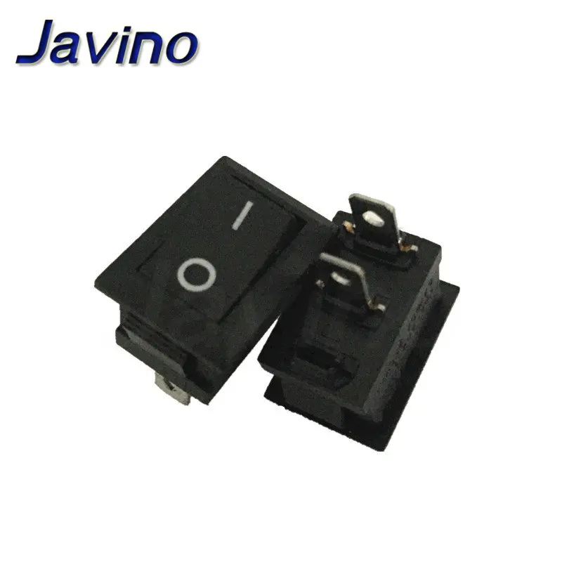 10/50/100PCS Push Button Switch 10x15mm SPST 2Pin 3A 250V KCD11 Snap-in on/Off Rocker Switch 10MM*15MM Black Red and White