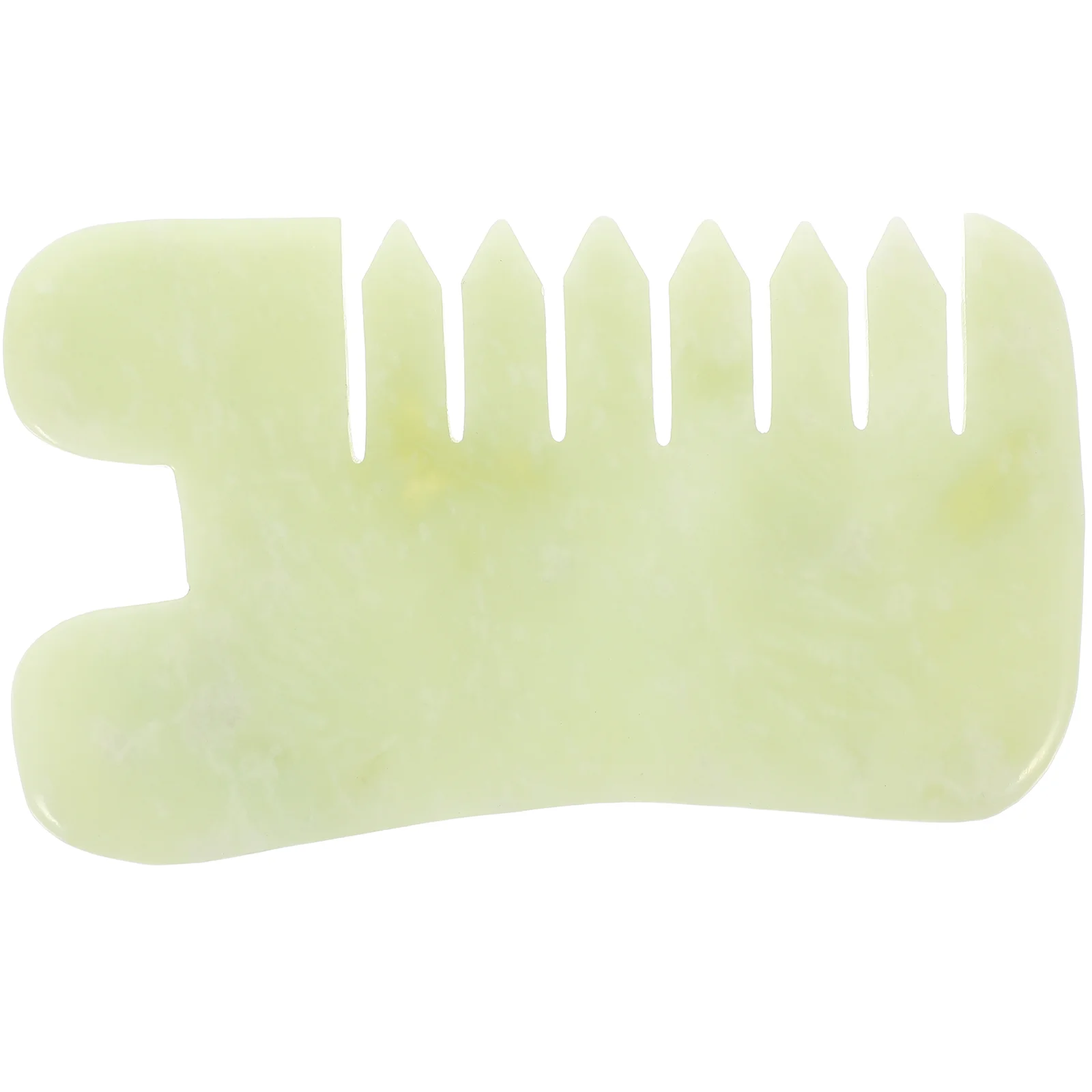 

Comb Massaging Board Natural Jade Massage Scrapping Plates Head Massage Tools Body Beauty Care Supply for Salon