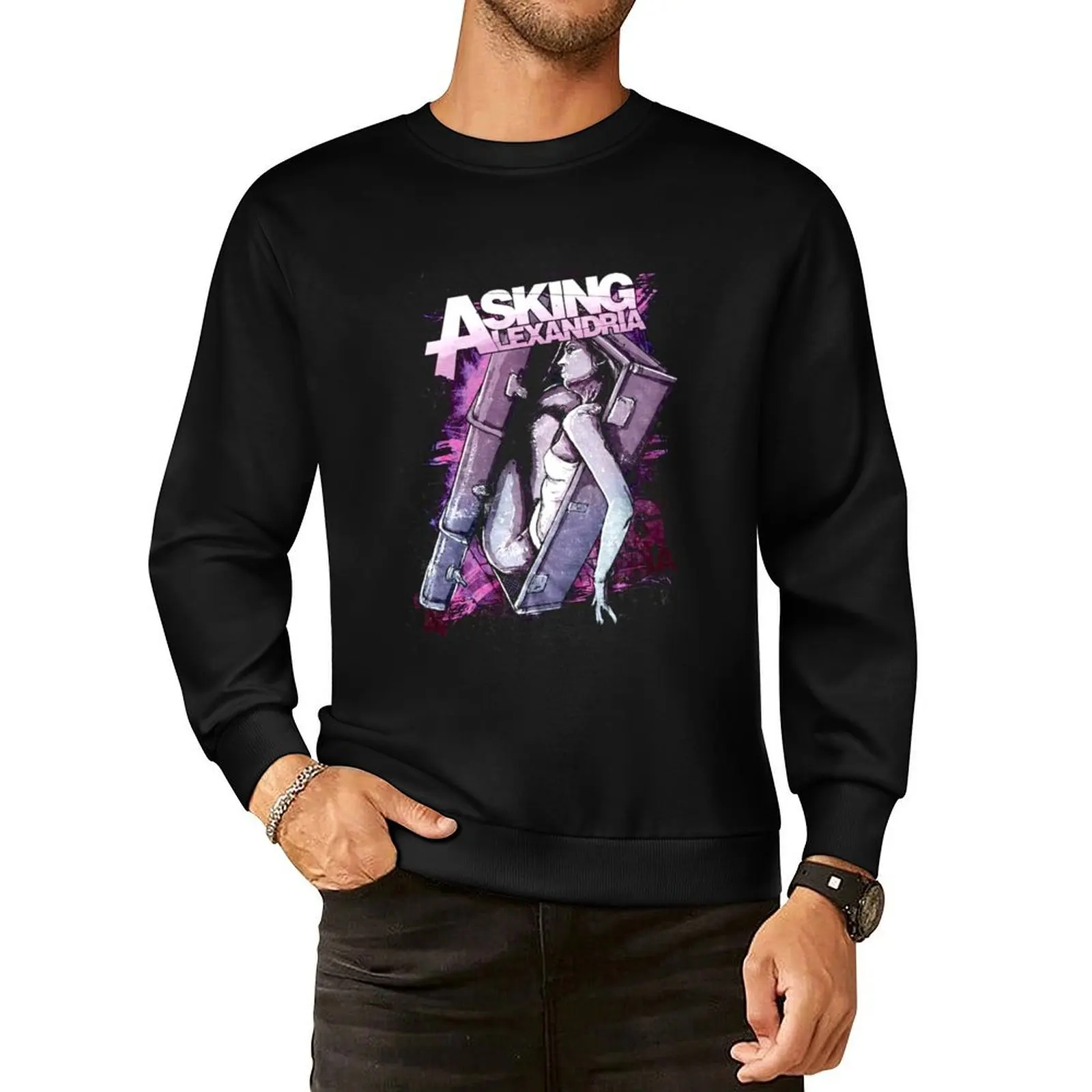 asking alexandria Pullover Hoodie men's coat graphic t shirts men autumn sweatshirt