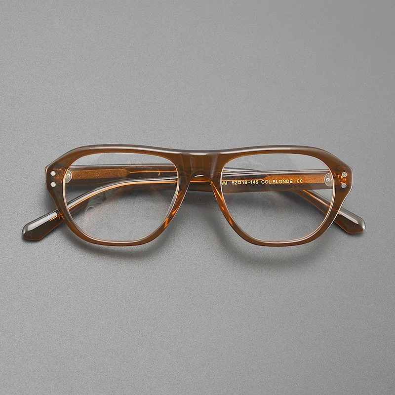 Acetate Vintage Frames Men's and Women's high quality optical frames Vintage Luxury brand makes prescription glasses