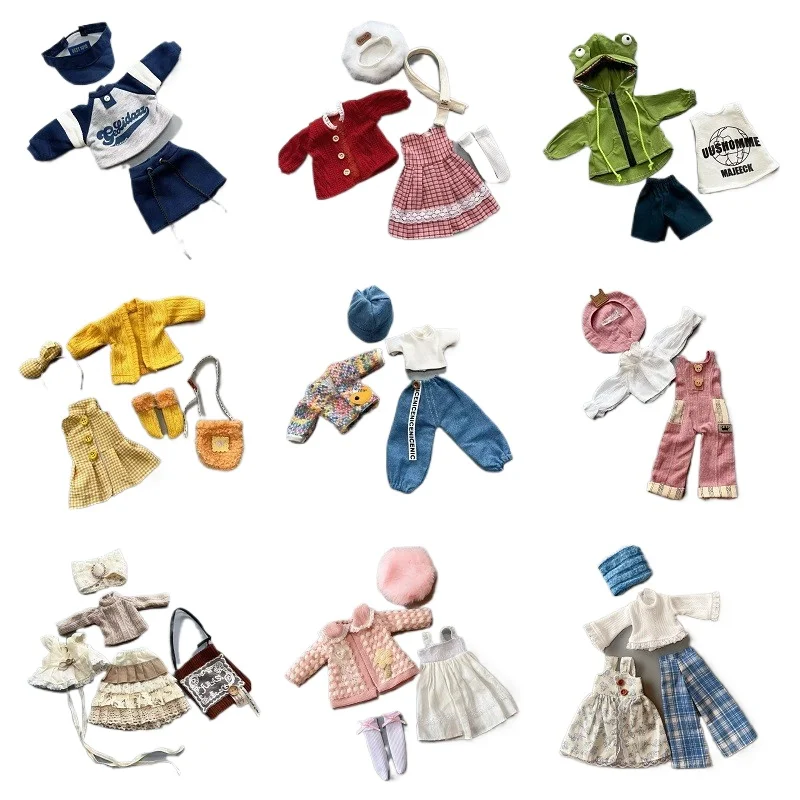 

Doll Clothes suitable for 30cm chubby Body, BJD doll wearing, girls DIY dressing toy accessories