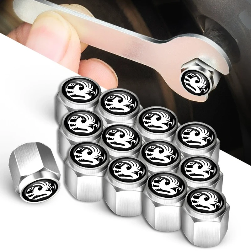 Penutup katup udara ban roda mobil Anti Maling penutup batang pelek ban untuk Vauxhall VXR Dokker Lodgy Logan Sandero Duster Stepway Auto