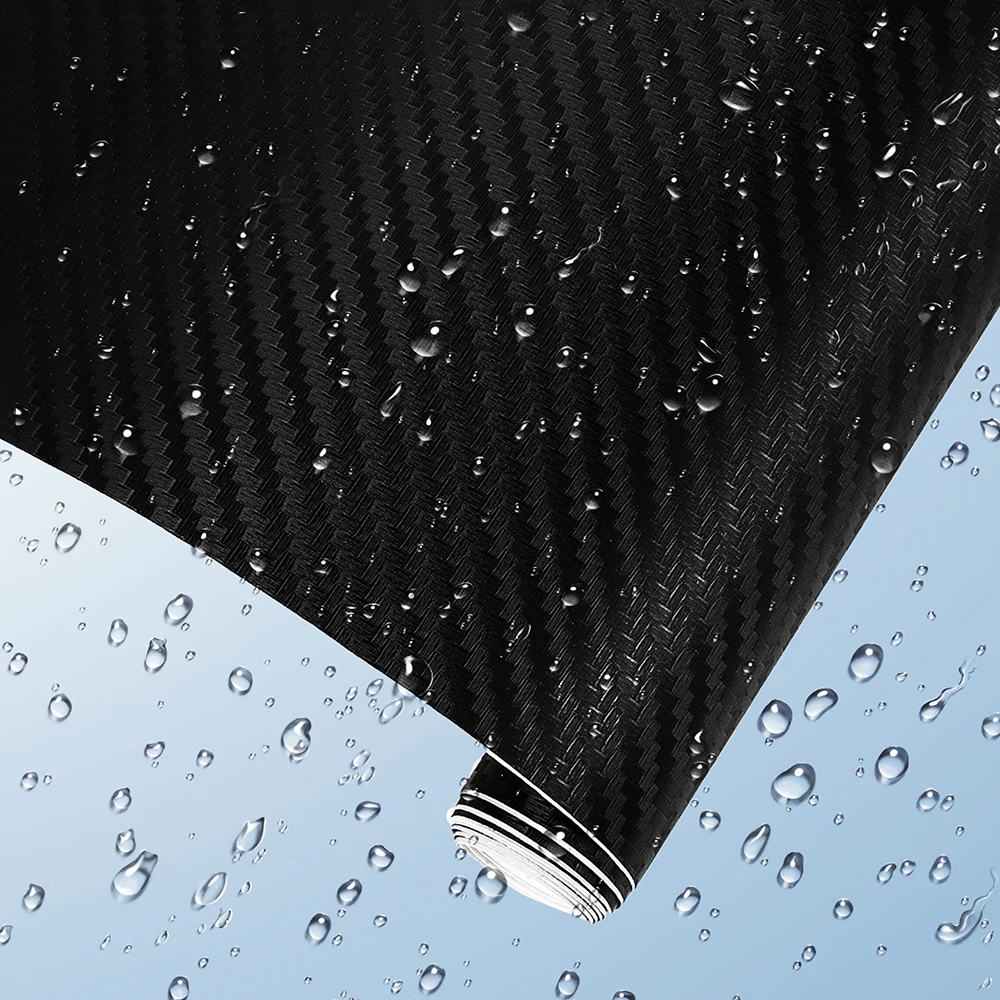 10/20/30*152 سنتيمتر الأفلام للسيارة ثلاثية الأبعاد ألياف الكربون الفينيل مركبة ملصق مائي ورقة لفة واقية ملصقات مخصصة اكسسوارات السيارات الخارجية