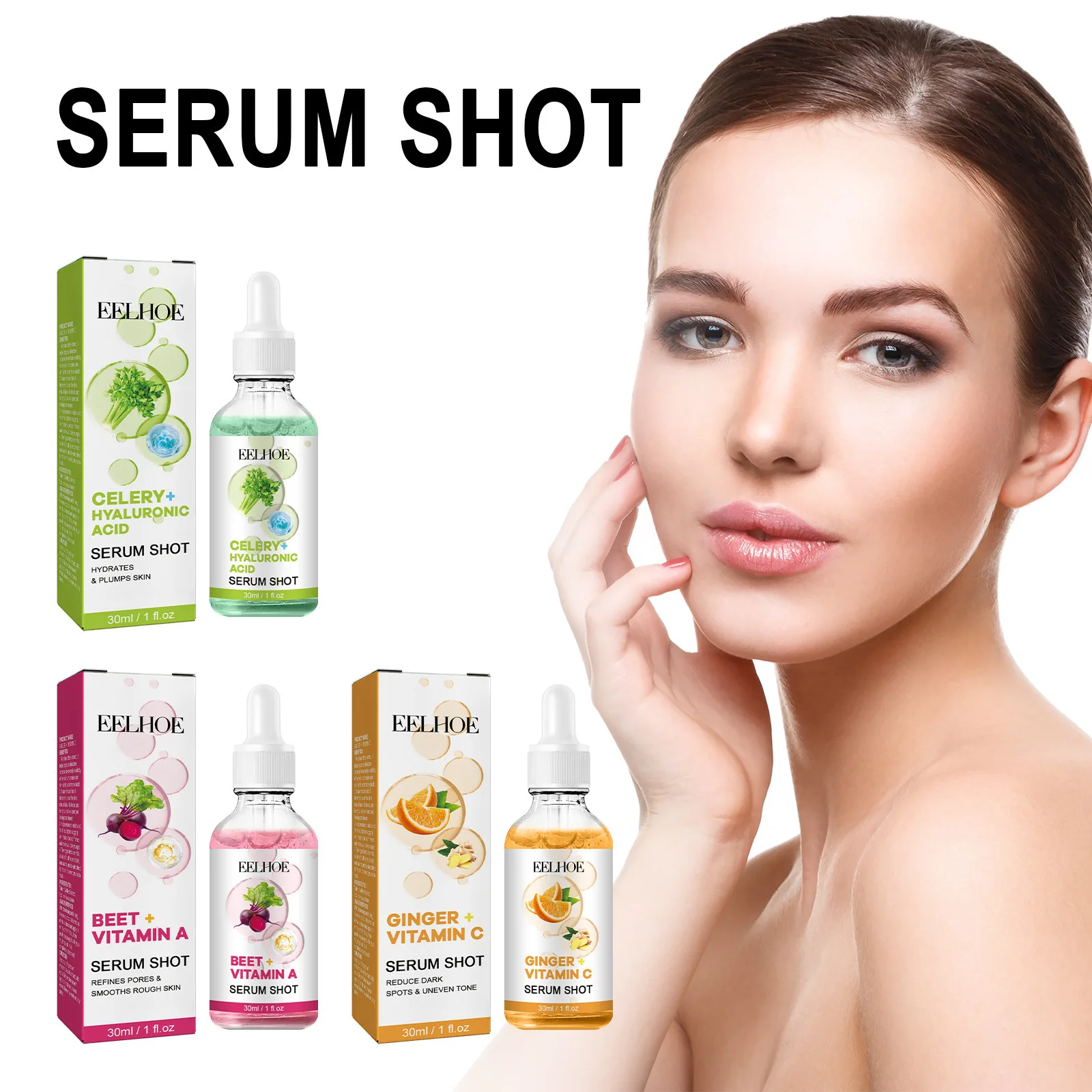 Celery Hyaluronic Acid Essence Facial Firming Serum Diminishing Pigmentation Improving Fine Line Moisturizing Face Care Product