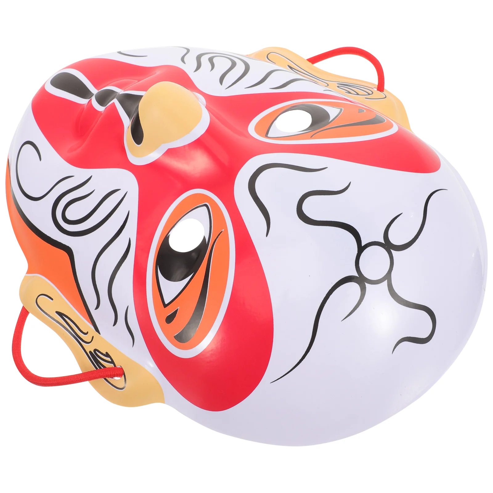 1 Piece Handmade Chinese Opera Mask Traditional Peking Drama Halloween Party Decor Cosplay Accessory Plastic
