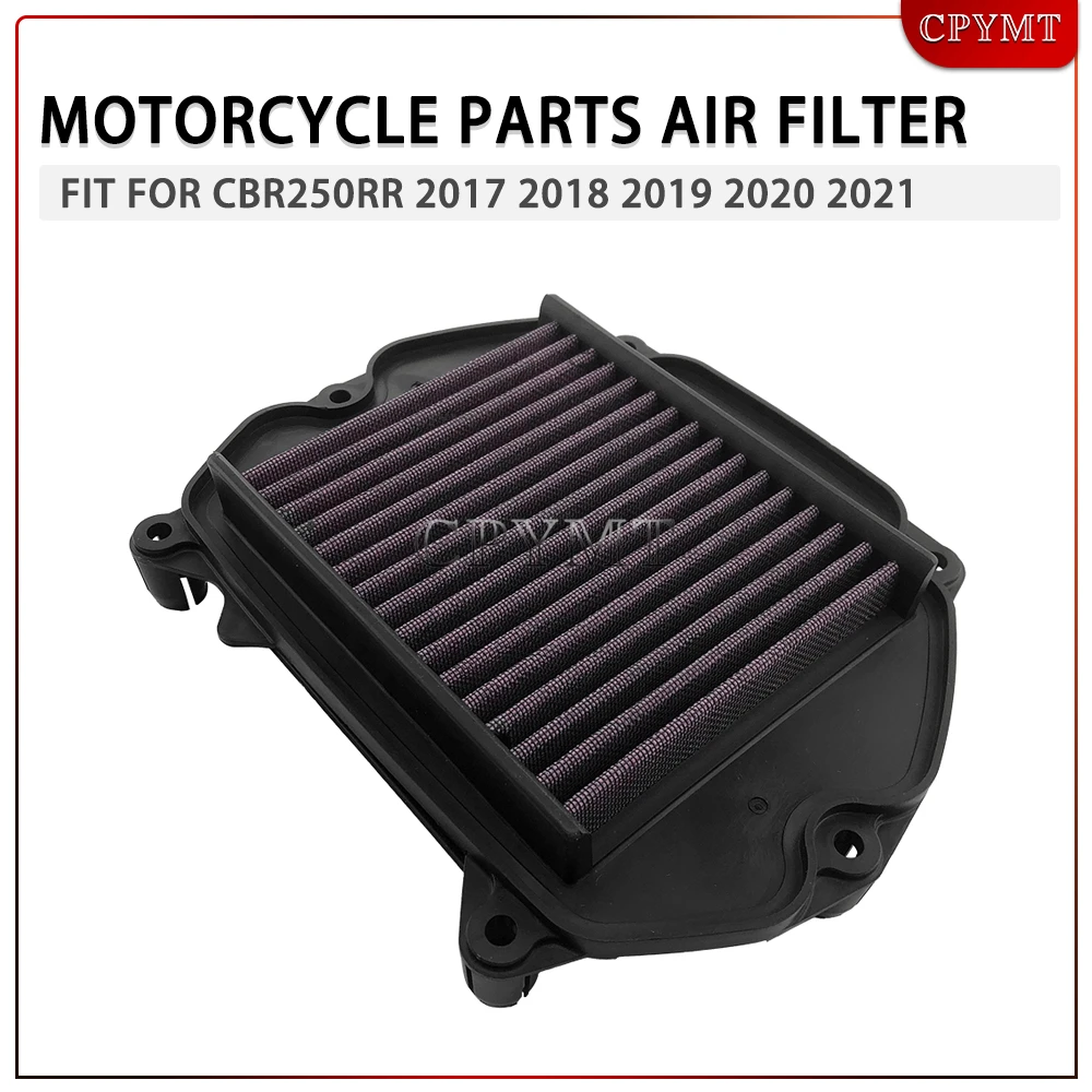 

Motorcycle Air Filter Fit for CBR250 RR CBR250RR MC51 2017 2018 2019 2020 2021 OEM: 17210-K64-N00