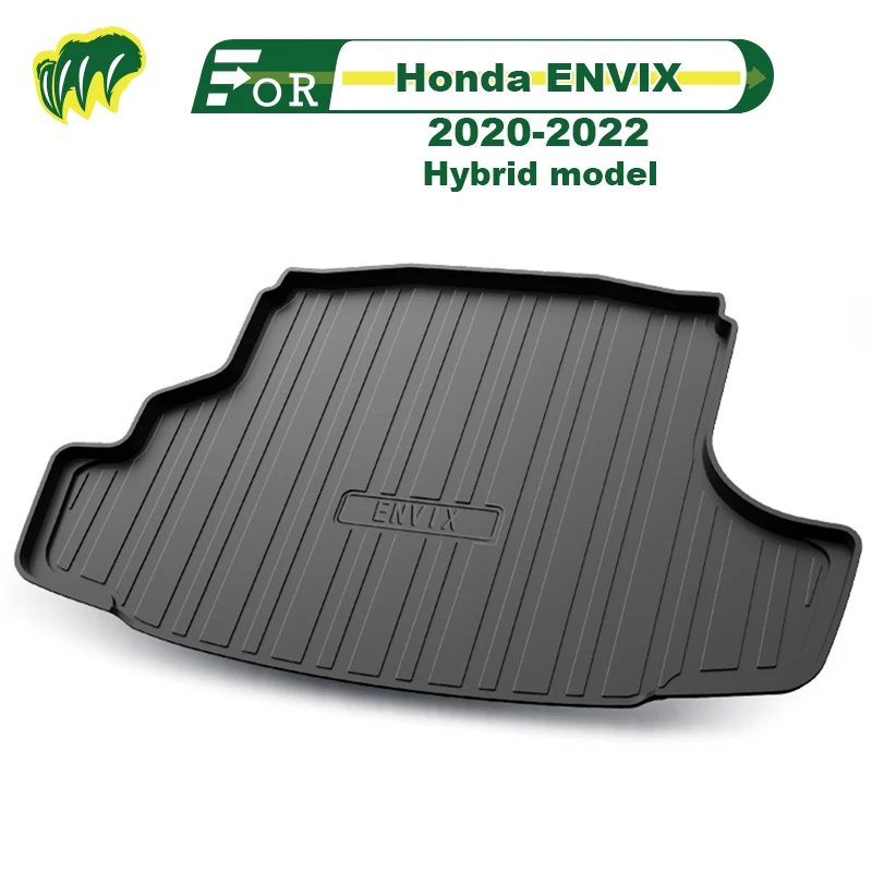 For Honda ENVIX 19 20 21 22 2018-2023 Custom Fit Car Trunk Mat All Season Black Cargo Mat 3D Shaped Laser Measured Trunk Liners