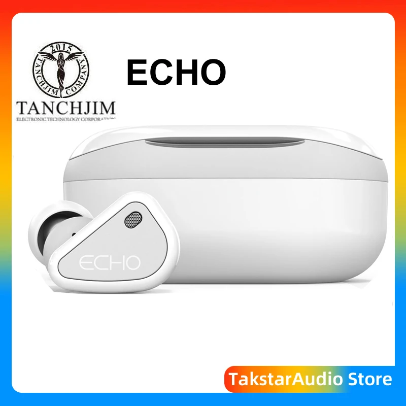 TANCHJIM ECHO TWS Earphones QCC3040 Bluetooth 5.2 APTX/APTX Adaptive/AAC/SBC IPX4 Waterproof Headphone True Wireless Earbuds