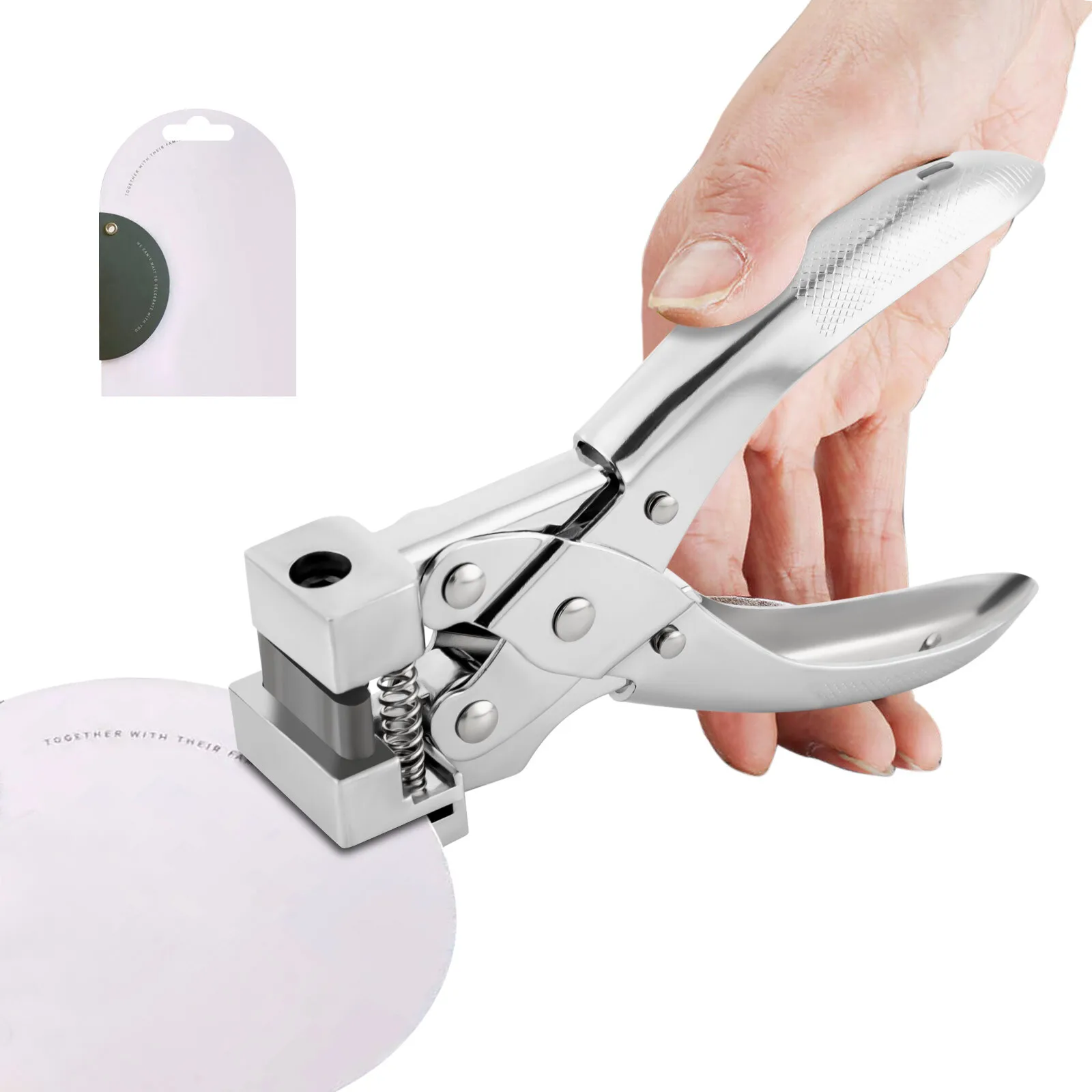 Manual T-Shape Hole Puncher Handheld Hanger Airplane Hole Punch T Hole Punch Steel