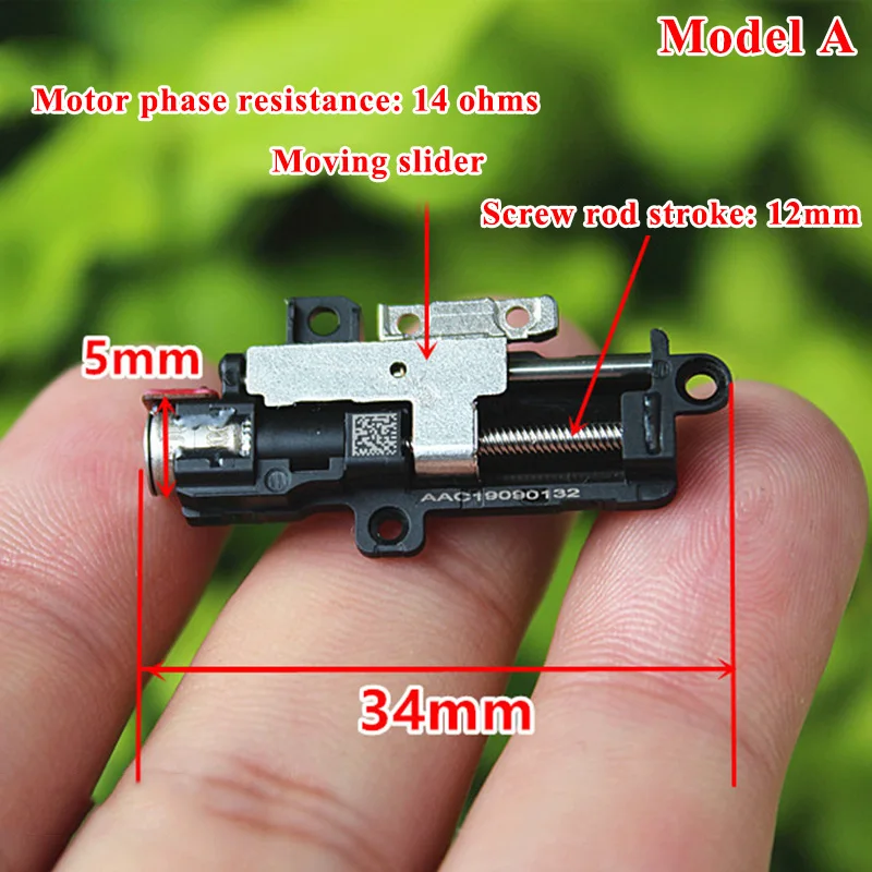 Mini Precision Screw Slider Lift Stepper Motor 2-Phase 4-Wire Planetary Gearbox Gear Stepper Motor Moving Block DIY Phone Camera