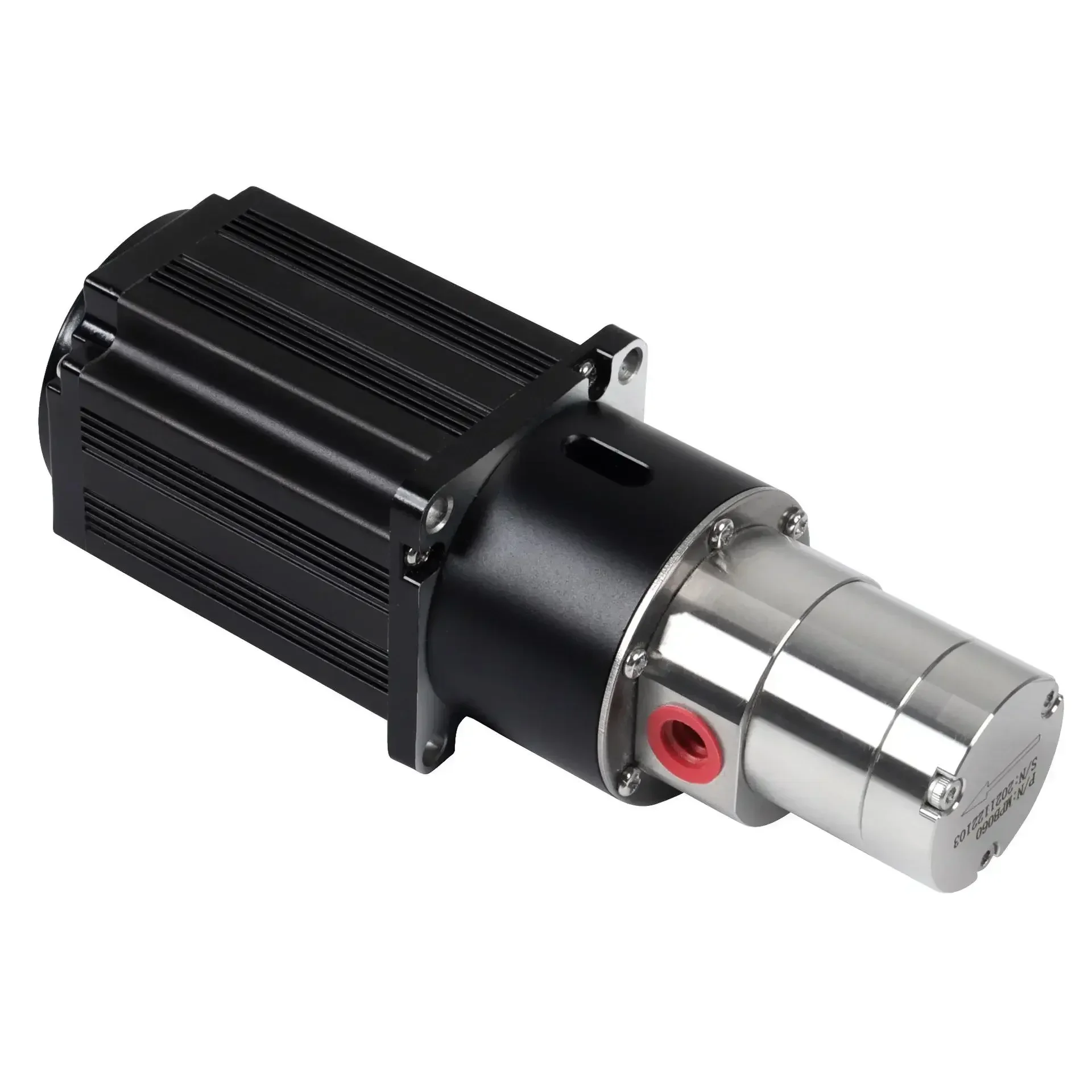 Micro self-priming pump gear pump vertical pipeline pump head stainless steel filling metering magnetic drive