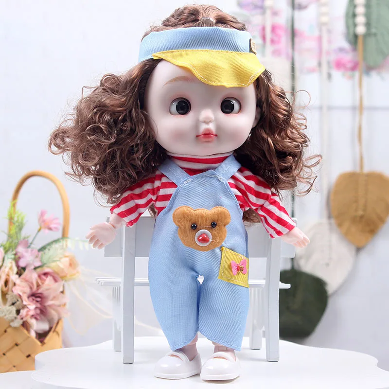 Boneca reborn de 16 polegadas, menina doce, fofa e adorável, boneca gordinha, conjunto de vestir, casa de brincar de menina, brinquedo de presente de aniversário