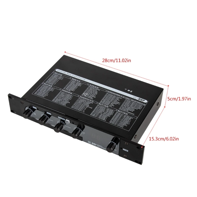 20CB Efeitos Sonoros Profissionais Potenciador 99 Digital Sound Effector para KTVs Mall