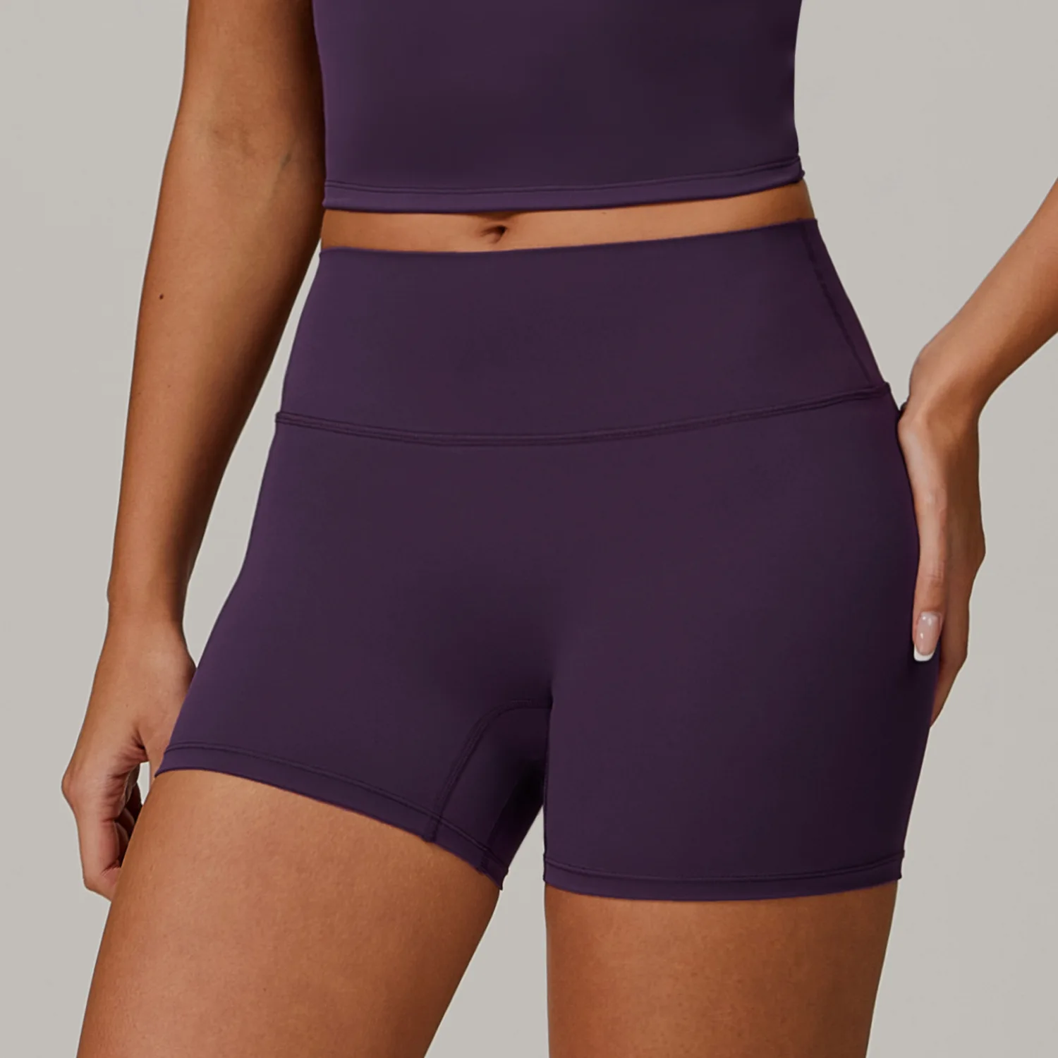 Solid Color Women Fitness Quick-Dry Sport Short Women Cycling Soft Training Shorts Jog High Waist Yoga Short Legging