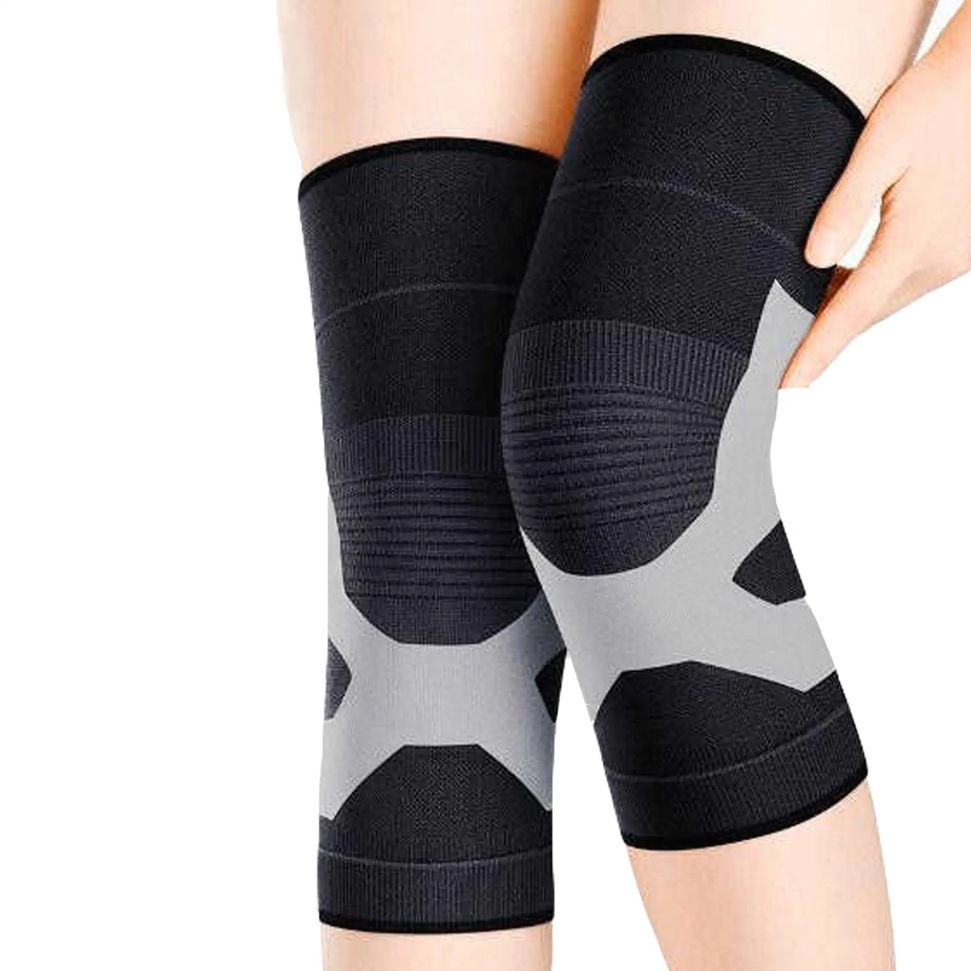 for knee Braces with Strap for knee Pain Women and Men(2 Pack), for knee Compression Sleeve for arthritis , ACL, Meniscus Tear,