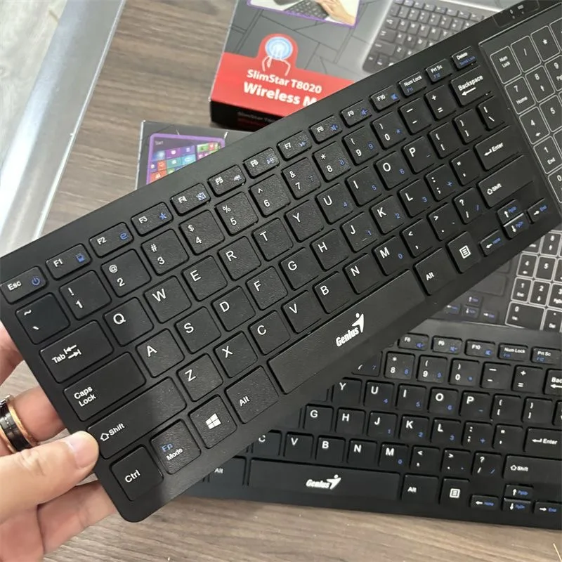 Teclado sem fio mudo para notebook de computador desktop sensível ao toque