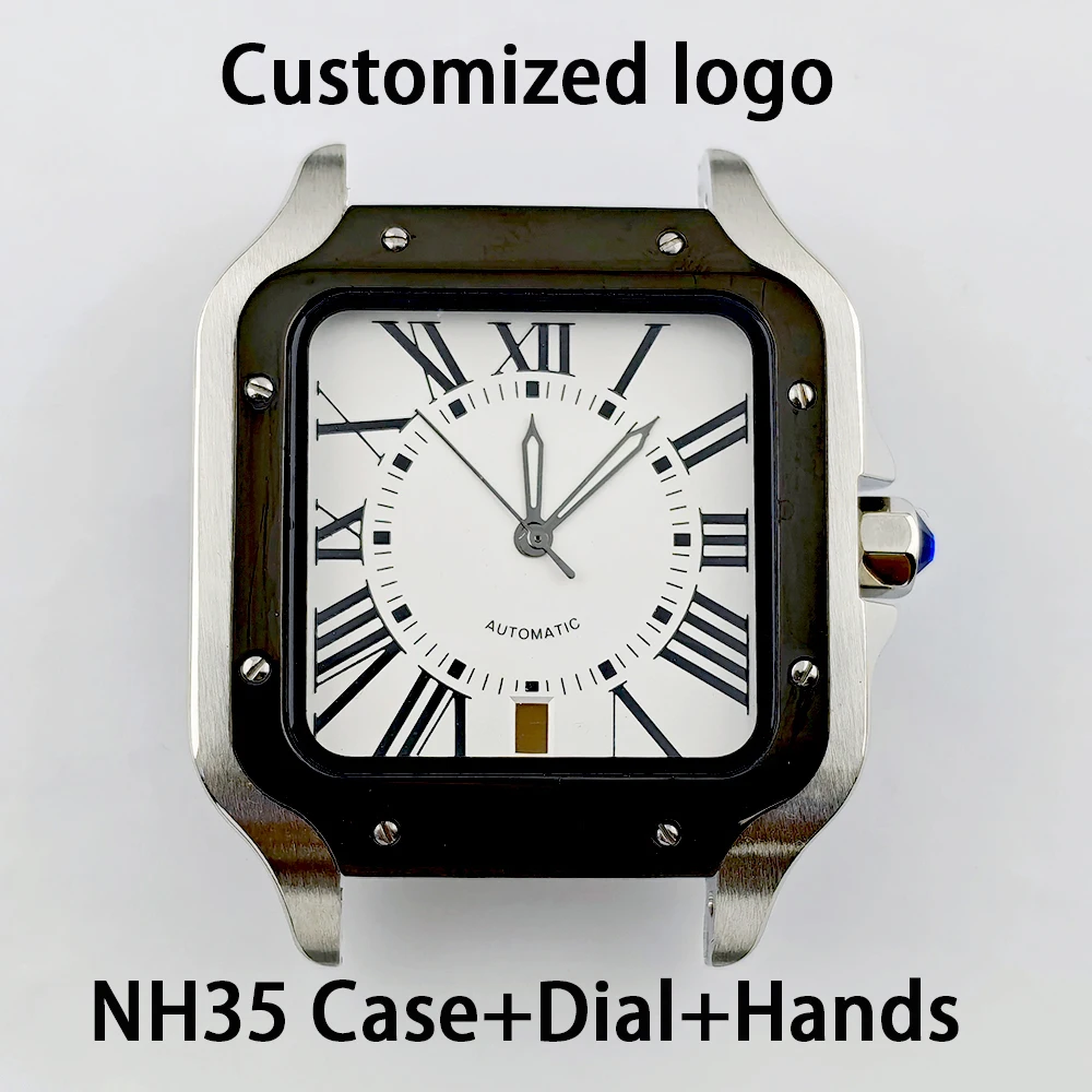 

NH35 watch case men's watch stainless steel watch custom logo dial NH35 movement watch accessories