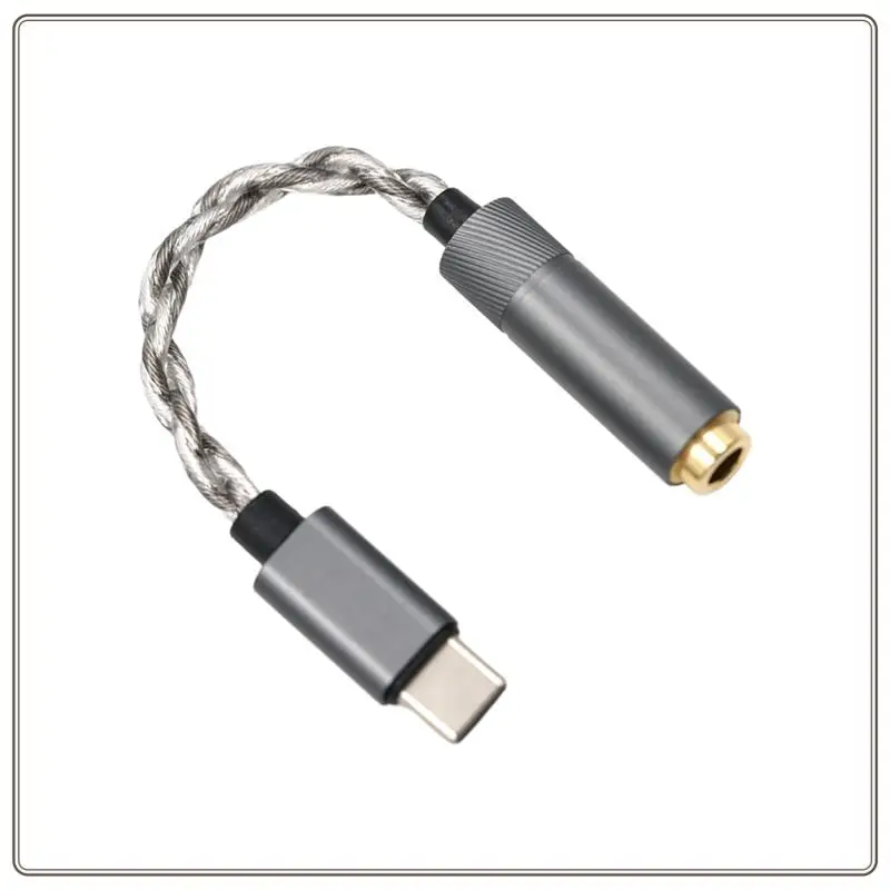 Reliable-Type C Headphone Adapter CX31993 32Bit 384Khz Audio Decoding Cable Type C To 4.4Mm DAC Amp Adapter,Type C Headphone Ada