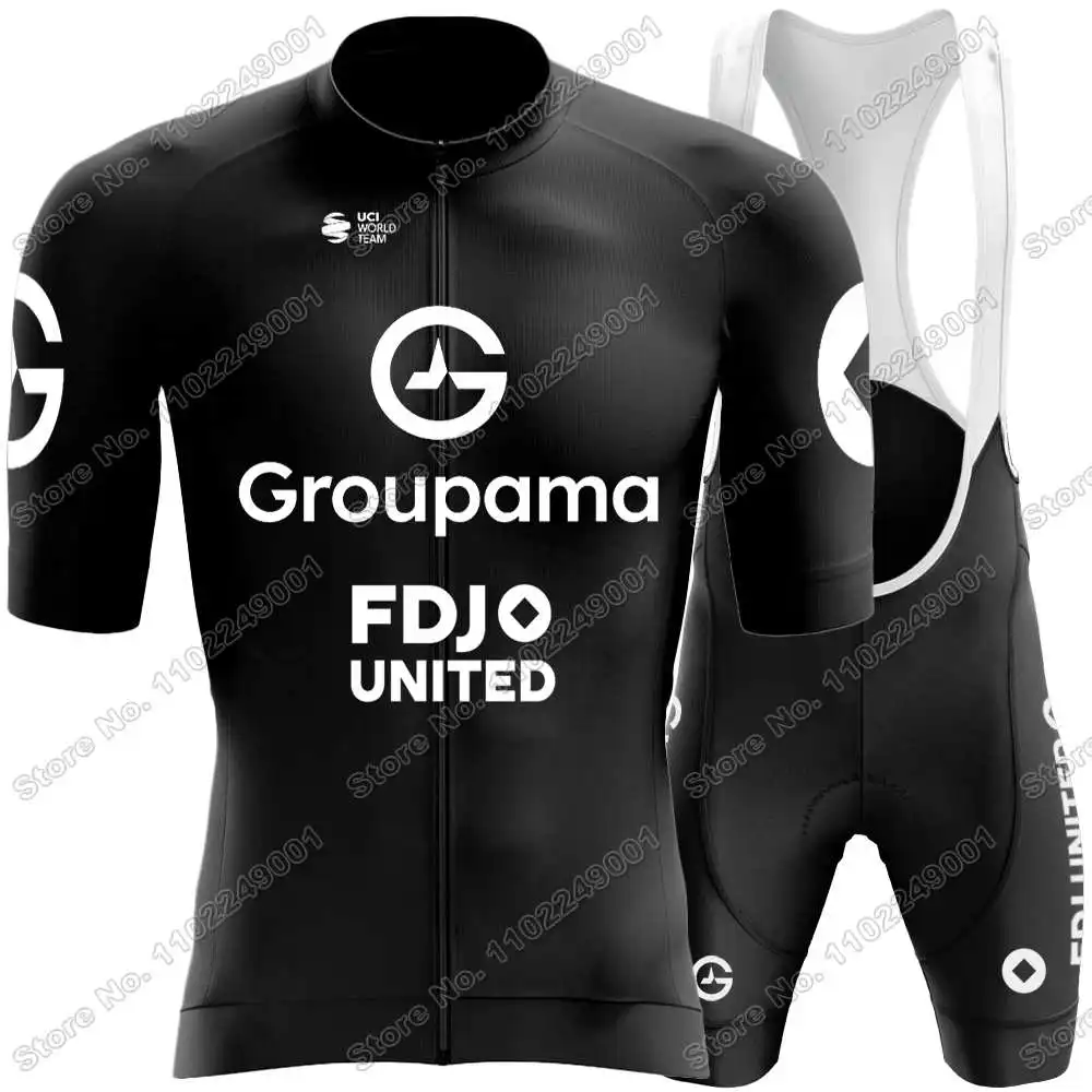 自転車 Groupama FDJ サイクルジャージ ウエア パンツ ロードバイク