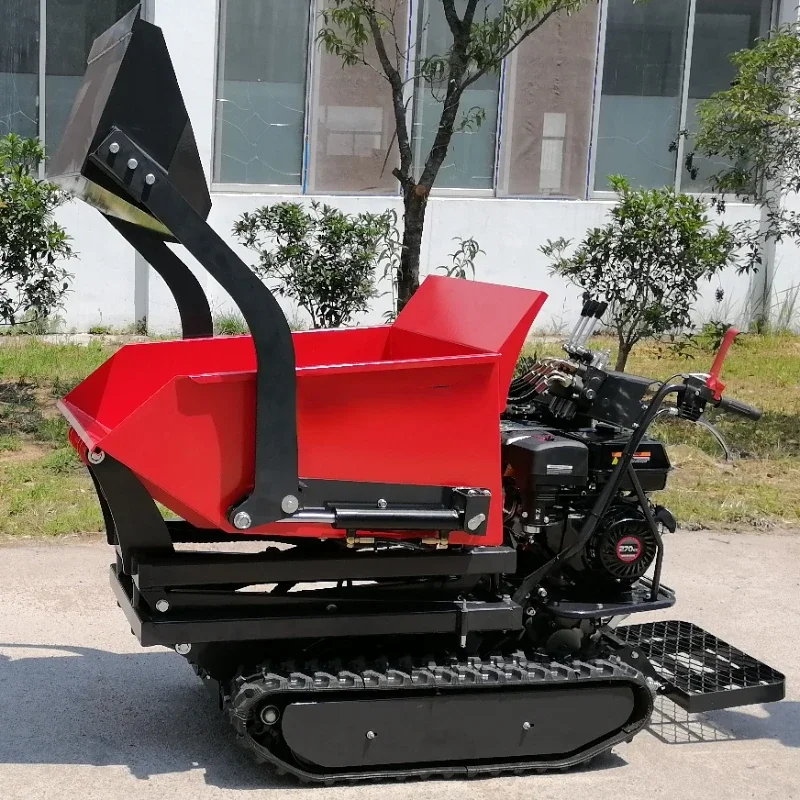 for 500kg Loading Capacity Trolley Hydraulic Crawler Mini Dumper