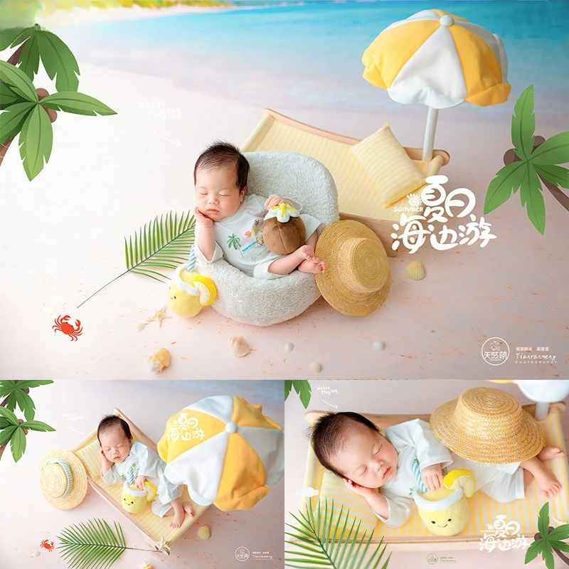 accessori-per-fotografia-neonati-set-estivo-da-spiaggia-con-sfondo-ombrello-e-panca-per-servizi-fotografici-in-studio