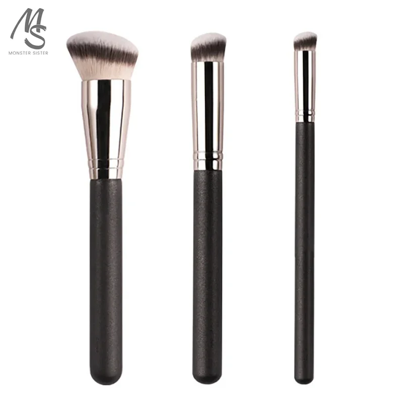 1/3Pcs Professional Makeup Brushes Flawless Foundation Powder Blush Concealer Makeup Set Concealing Blending Contouring Set