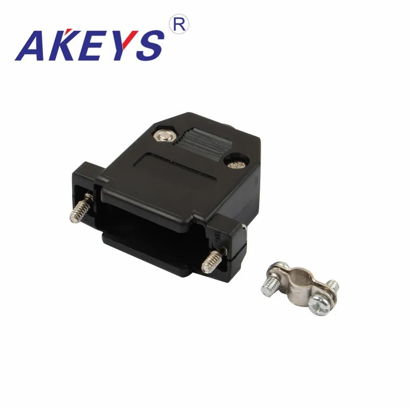 10Pcs Vga DB15 Zwarte Kern Zwart Shell Voor Computer Monitor Vga Adapter Interface